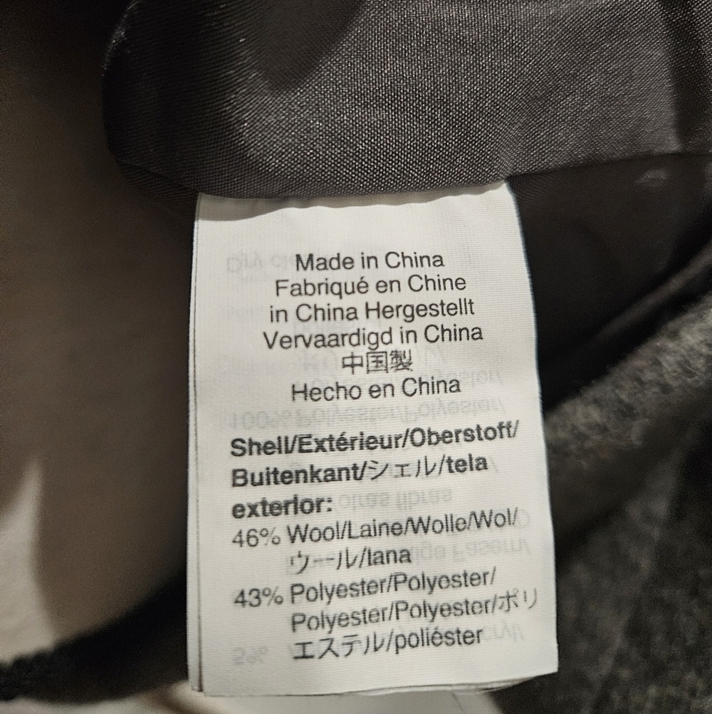 J. Crew Mercantile Gray Wool Blend Coat Womens - Picture 4 of 5